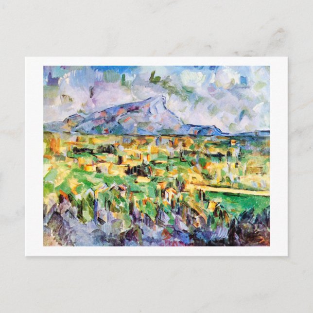 Mont Sainte-Victoire, Paul Cezanne Postcard (Front)