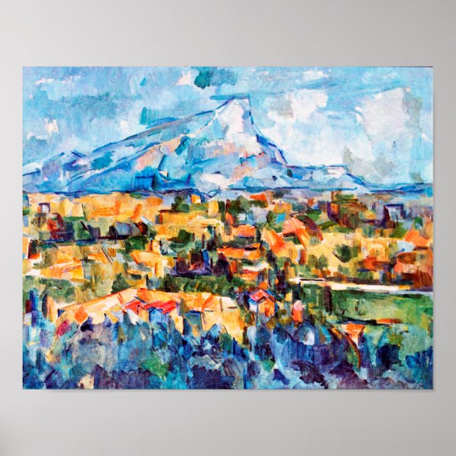 Mont Sainte-Victoire, Paul Cezanne Poster (Front)