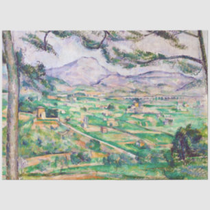 Mont Sainte-Victoire, Paul Cezanne Tissue Paper