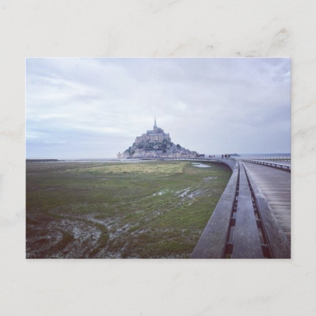 Mont St Micheal Postcard (Front)