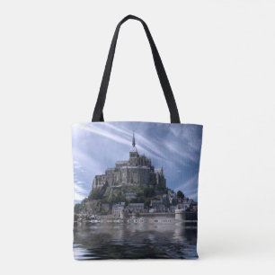 Mont St Michel Church Normandy Tote Bag