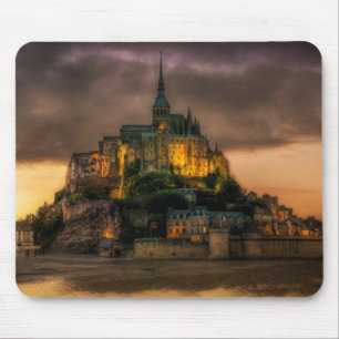 Mont St Michel Island Church Normandy Mouse Mat