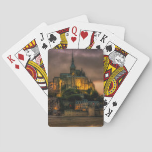 Mont St Michel Island Church Normandy Playing Cards