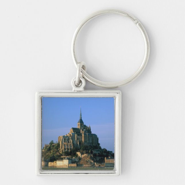 Mont St Michel, Manche, Normandy, France Key Ring (Front)