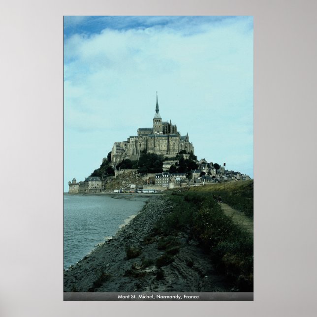 Mont St. Michel, Normandy, France Poster (Front)