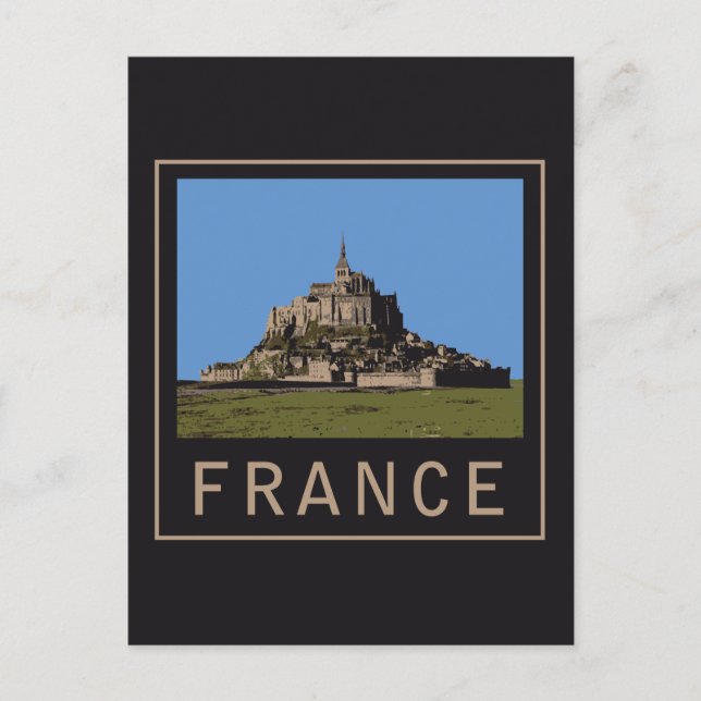 Mont St. Michel Postcard (Front)
