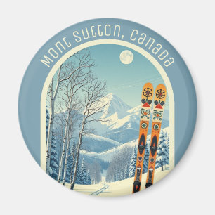 Mont Sutton Quebec Canada ski souvenir Magnet