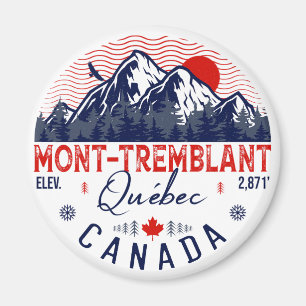 Mont-Tremblant Canada Québec skiing Mountain  Magnet