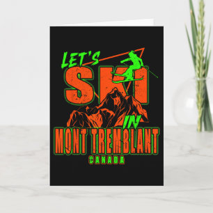 Mont Tremblant Canada Ski Resort Quebec Skiing Sou Card