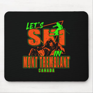 Mont Tremblant Canada Ski Resort Quebec Skiing Sou Mouse Mat