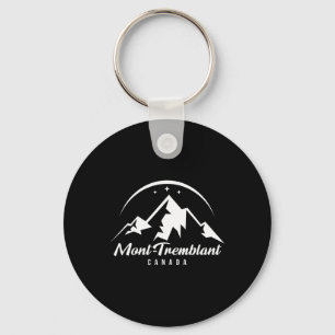 Mont-tremblant Canada Ski Resort Skiing Snowboardi Key Ring