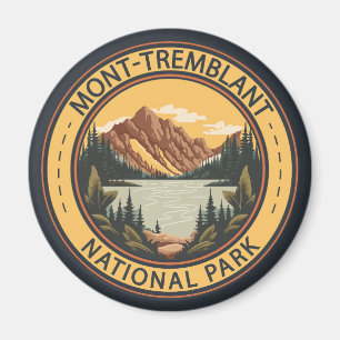 Mont-Tremblant National Park Canada Badge Magnet