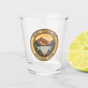 Mont-Tremblant National Park Canada Badge Shot Glass