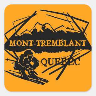 Mont Tremblant Quebec Canada ski logo stickers