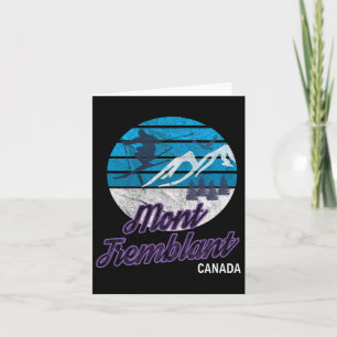 Mont-tremblant Quebec Canada Ski Resort Snowboardi Card
