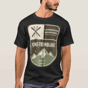 Mont Tremblant Quebec Canada Vintage Zip T-Shirt