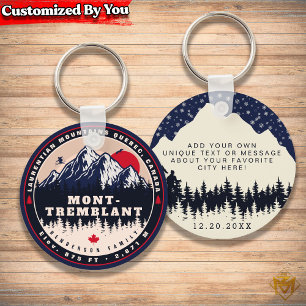 Mont-Tremblant Quebec Laurentian Mountains Canada Key Ring