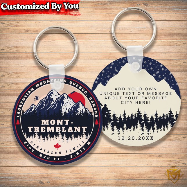 Mont-Tremblant Quebec Laurentian Mountains Canada Key Ring (Creator Uploaded)