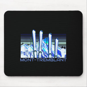 Mont-tremblant ski accessories retro mont-tremblan mouse mat
