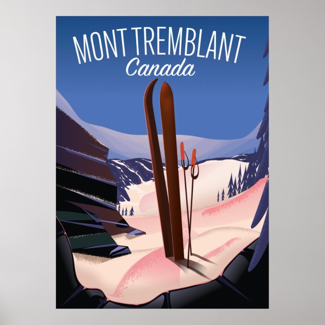 Mont Tremblant Ski Canada Poster (Front)