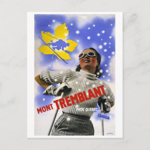 "Mont Tremblant" Vintage Travel Postcard
