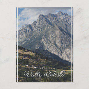 Mont Velan, from Buthier, Aosta Valley, Italy Postcard