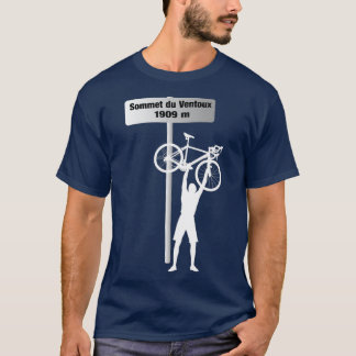 Mont Ventoux Cycle Challenge Sign post  T-Shirt