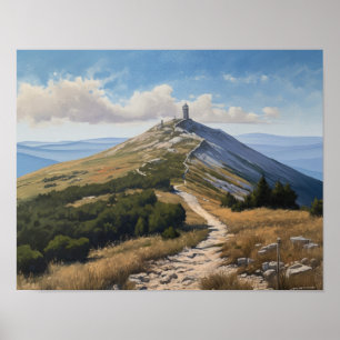 Mont Ventoux French Country Art Print Poster