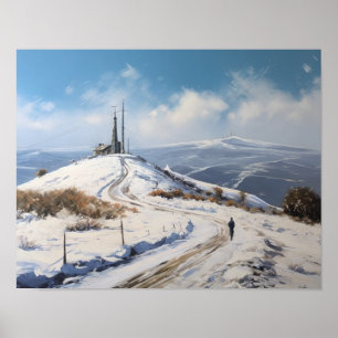 Mont Ventoux French Country Art Print Poster
