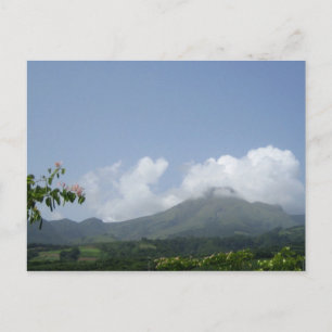 Montagne Pelée - Martinique, F.W.I. Postcard