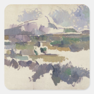 Montagne Sainte-Victoire, 1904-05 Square Sticker