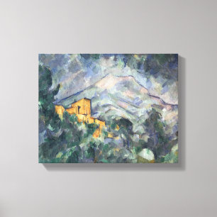 Montagne Sainte-Victoire and the Black Chateau Canvas Print