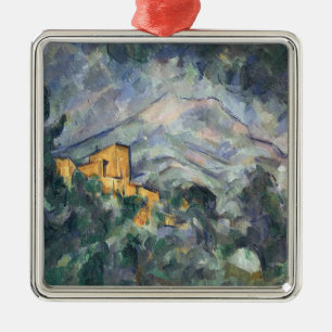 Montagne Sainte-Victoire and the Black Chateau Metal Tree Decoration