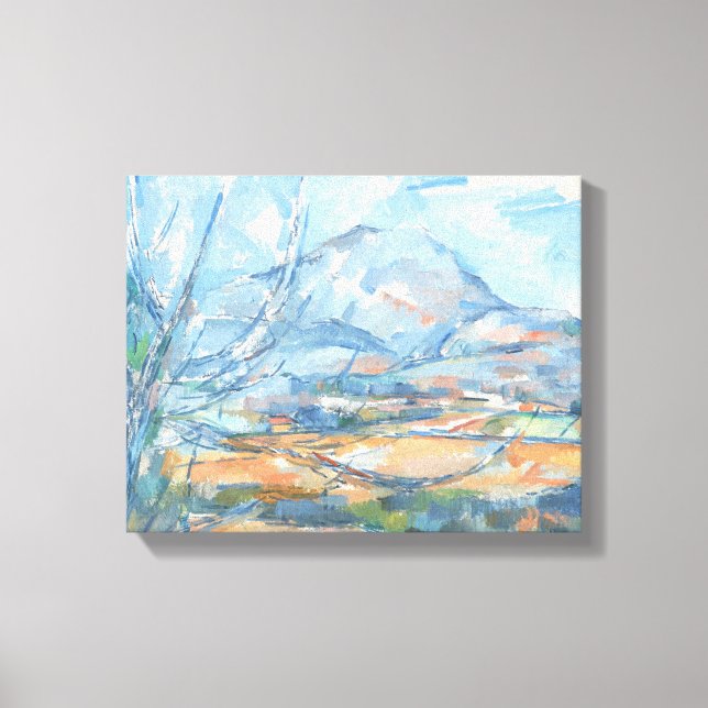 Montagne Sainte-Victoire by Paul Cezanne Canvas Print (Front)
