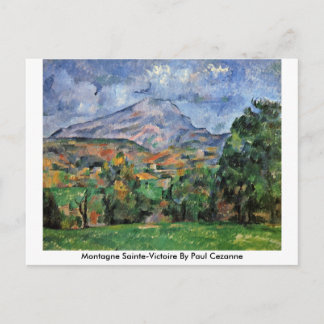 Montagne Sainte-Victoire By Paul Cezanne Postcard