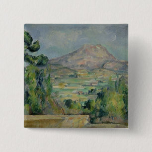 Montagne Sainte-Victoire, c.1887-90 15 Cm Square Badge