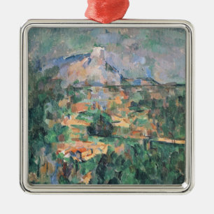 Montagne Sainte-Victoire from Lauves, 1904-06 Metal Tree Decoration