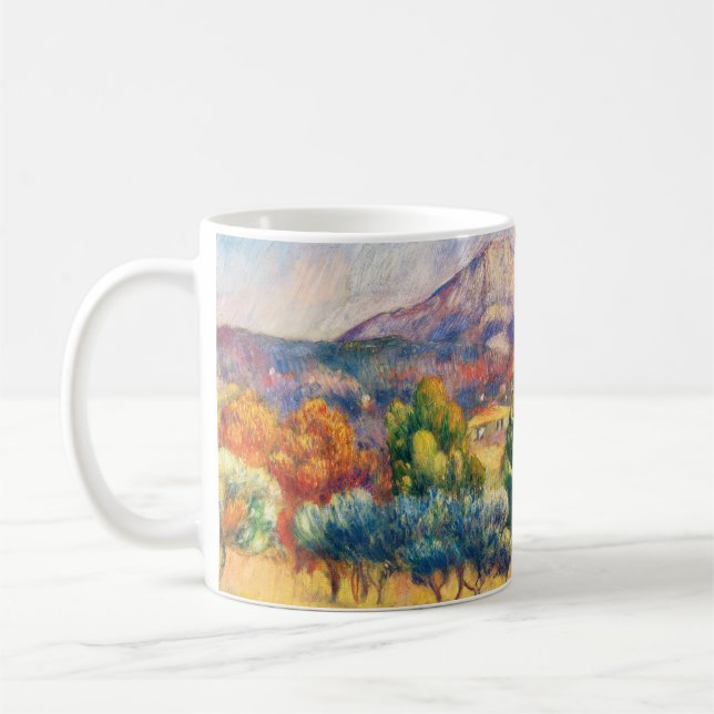Montagne Sainte-Victoire (Paysage) Renoir Coffee Mug (Left)