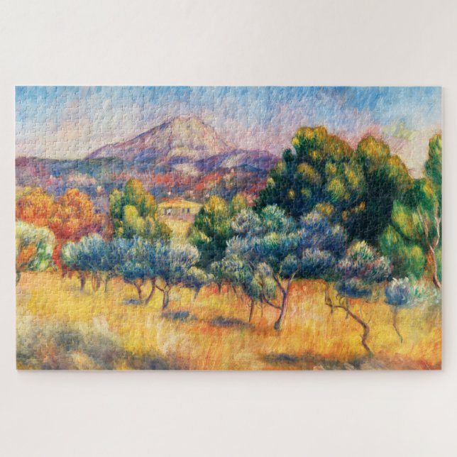 Montagne Sainte-Victoire (Paysage) Renoir Jigsaw Puzzle (Horizontal)