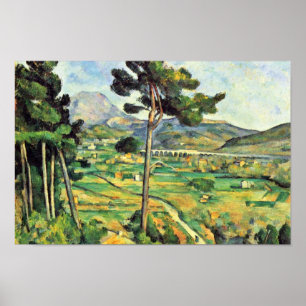 Montagne Sainte-Victoire Seen From Bellevue Poster