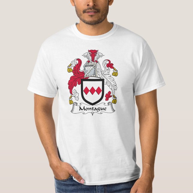 Montague Family Crest T-Shirt (Front)