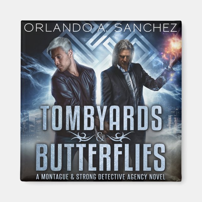 Montague & Strong Case 1 - Tombyards & Butterflies Magnet (Front)