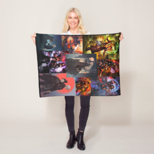 Montague & Strong Fleece Blanket - Collage