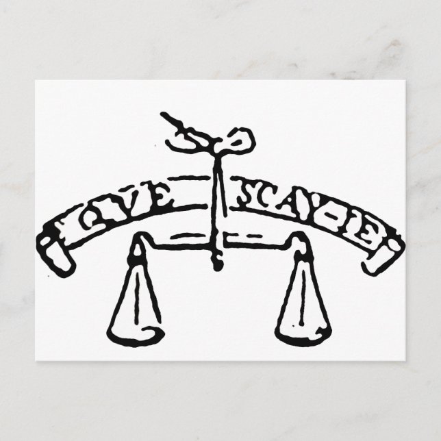 Montaigne's Motto- Que Sais-Je? What do I know? Postcard (Front)