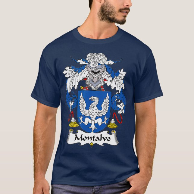 Montalvo Coat of Arms  Family Crest T-Shirt (Front)
