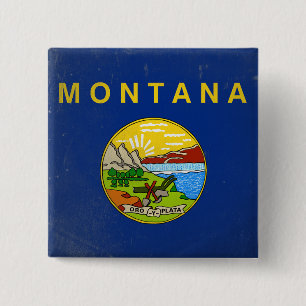 Montana 15 Cm Square Badge