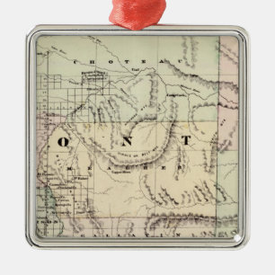 Montana 2 metal tree decoration