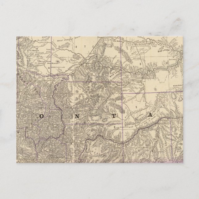 Montana 3 postcard (Front)