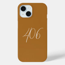 Montana 406 Copper With White iPhone / iPad case