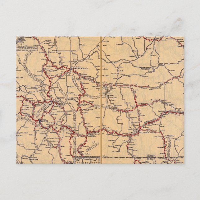 Montana 4 postcard (Front)